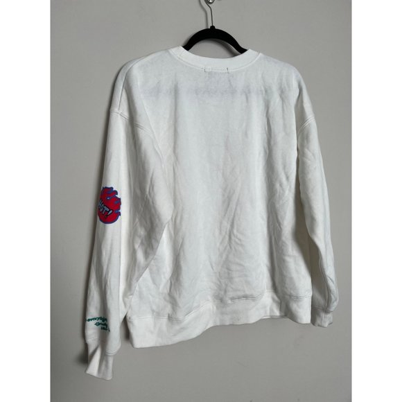 Forever 21 White Graphic Sweatshirt - Size Large - Picture 9 of 9